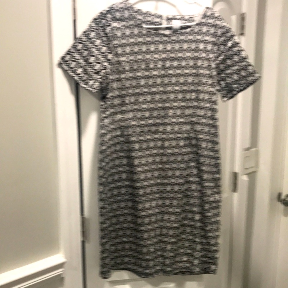 Maglia b/w dress scoop NCL and short sleeves NWOT